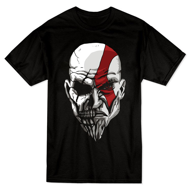 Kratos Face 3 T-Shirt - Black